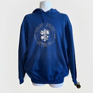 Vintage Jerzees NuBlend Garden School Hoodie Sweatshirt